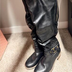 White Mountain Black Crammers Boots